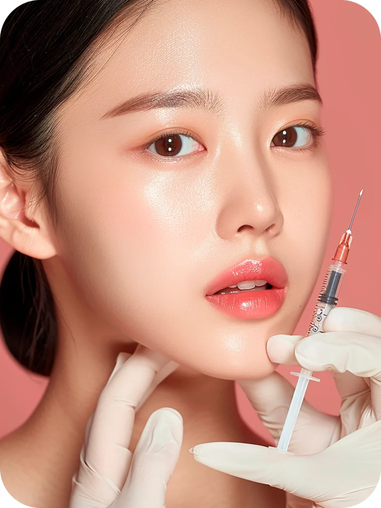 필러 · 콜라겐 주사 시술 장면