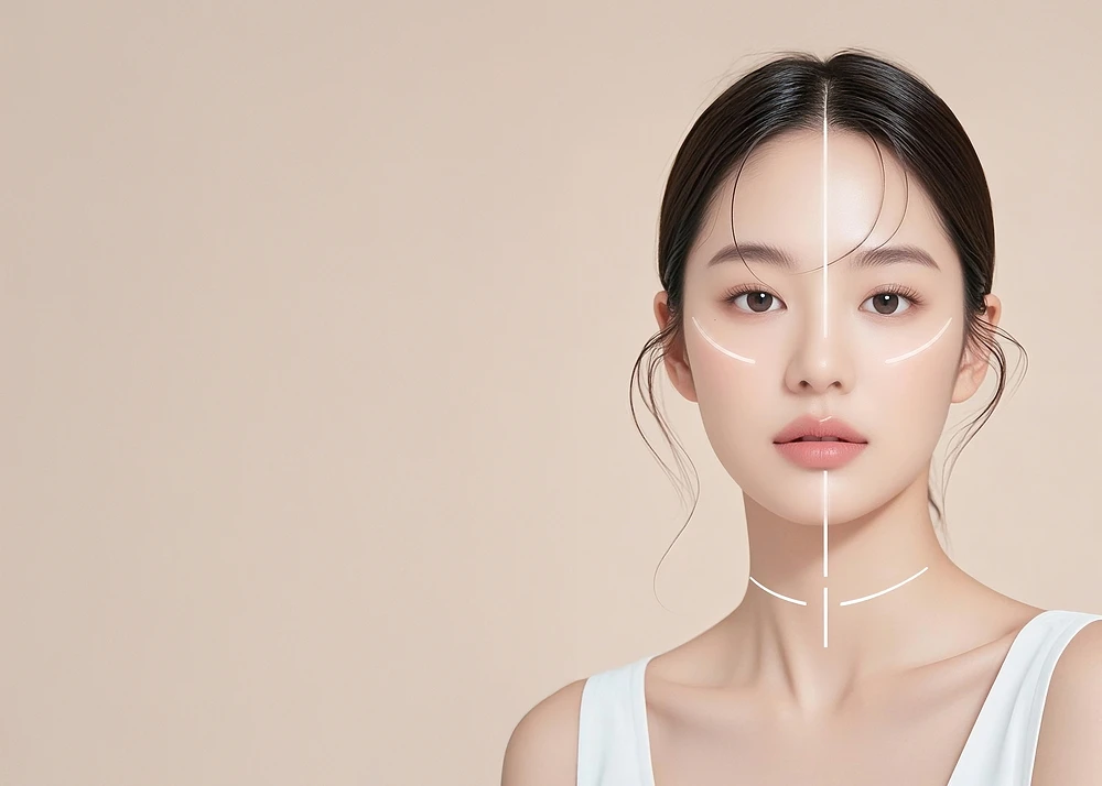 어느 층이 처졌는지부터 봅니다.